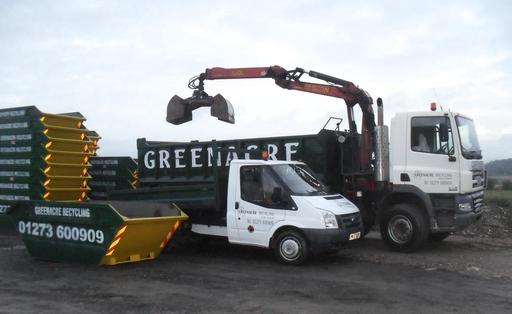 grab truck and man with a van